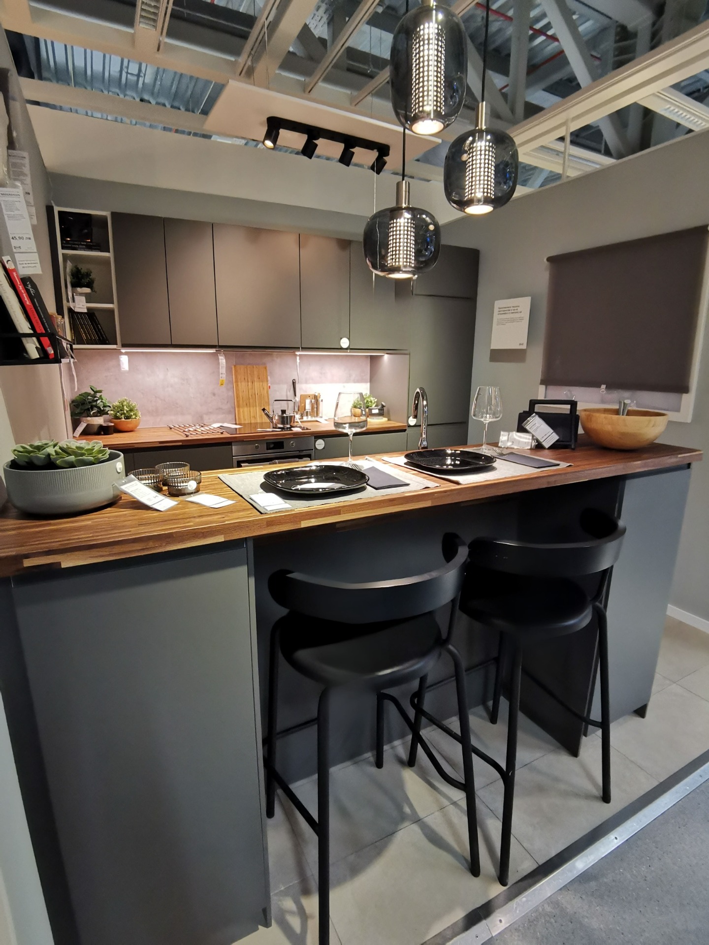 Sleek & Modern VOXTORP Kitchen from IKEA